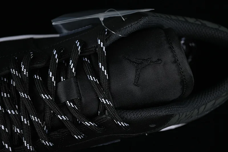 All categories Air Jordan Jordan series basketball shoes Air Jordan 1 Low Air Jordan 1 Low AJ1 Joe 1 all black burst pattern low-top cultural casual sneakers FB9907-001